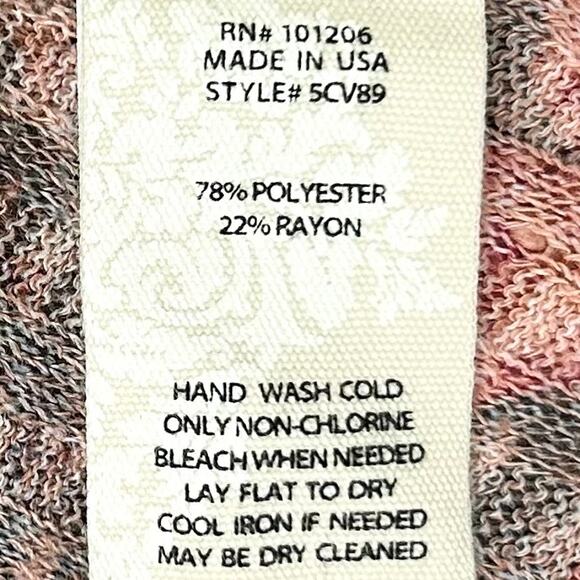 Soft Surroundings Floral Rib Knit Scoop Neck Top - Picture 9 of 9